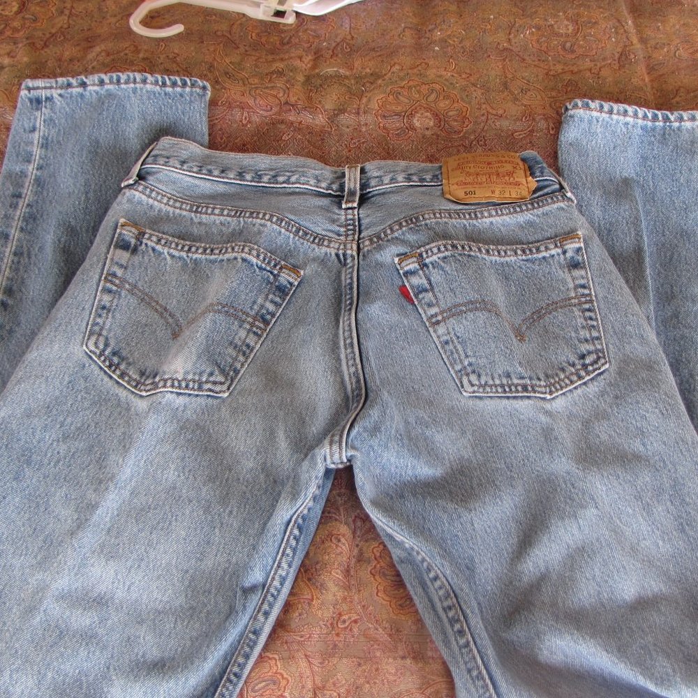 Levis Jeans 501 32X34 Red Tab USA Made